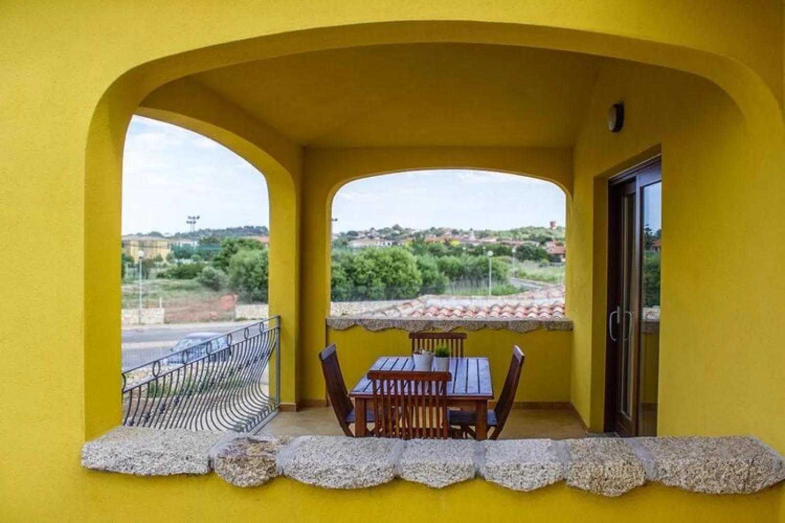 Apartments, San Teodoro-Yellow Houses Bilo, con patio o veranda-Terras