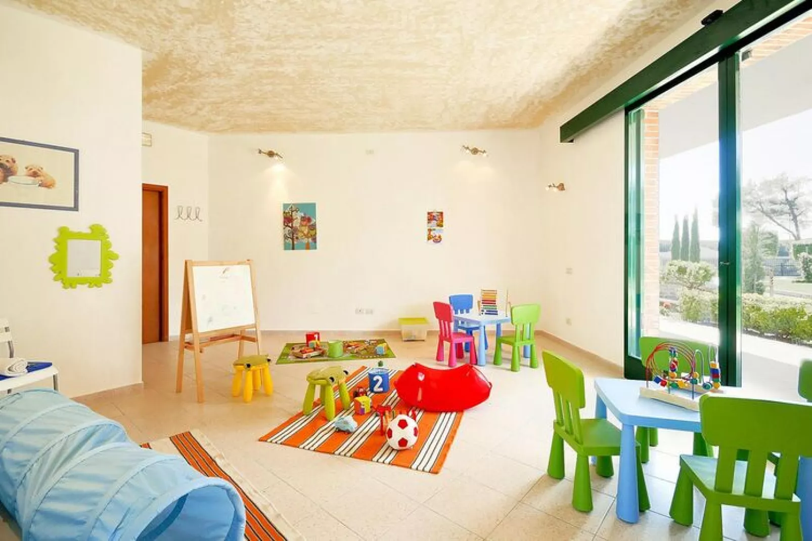 Ferienanlage La Cecinella Villaggio Turistico Cecina Mare Typ Bilo B Resid/piano terra o 1 piano terrazza/balco-Woonkamer