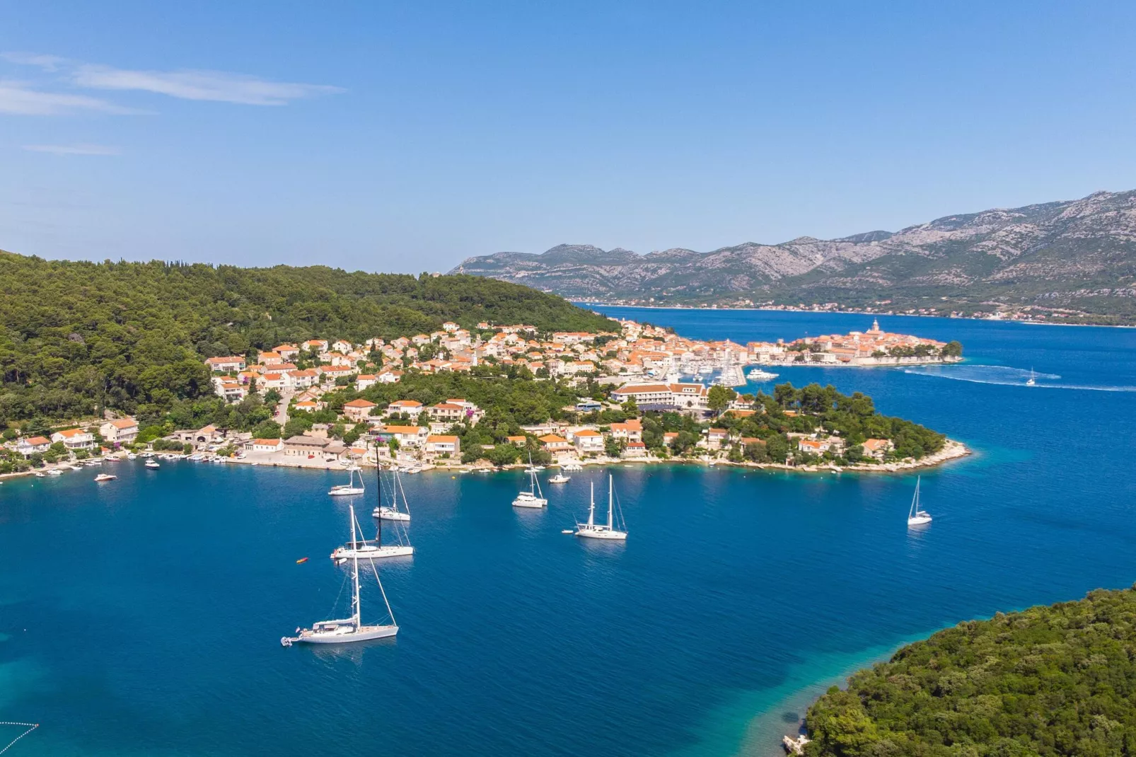 Apartments Aminess Port 9 Residence Korcula-Tip A4 Vinea-Gebieden zomer 1km