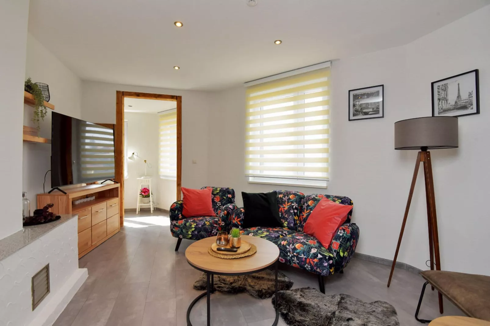 Ferienwohnung Carola-Woonkamer