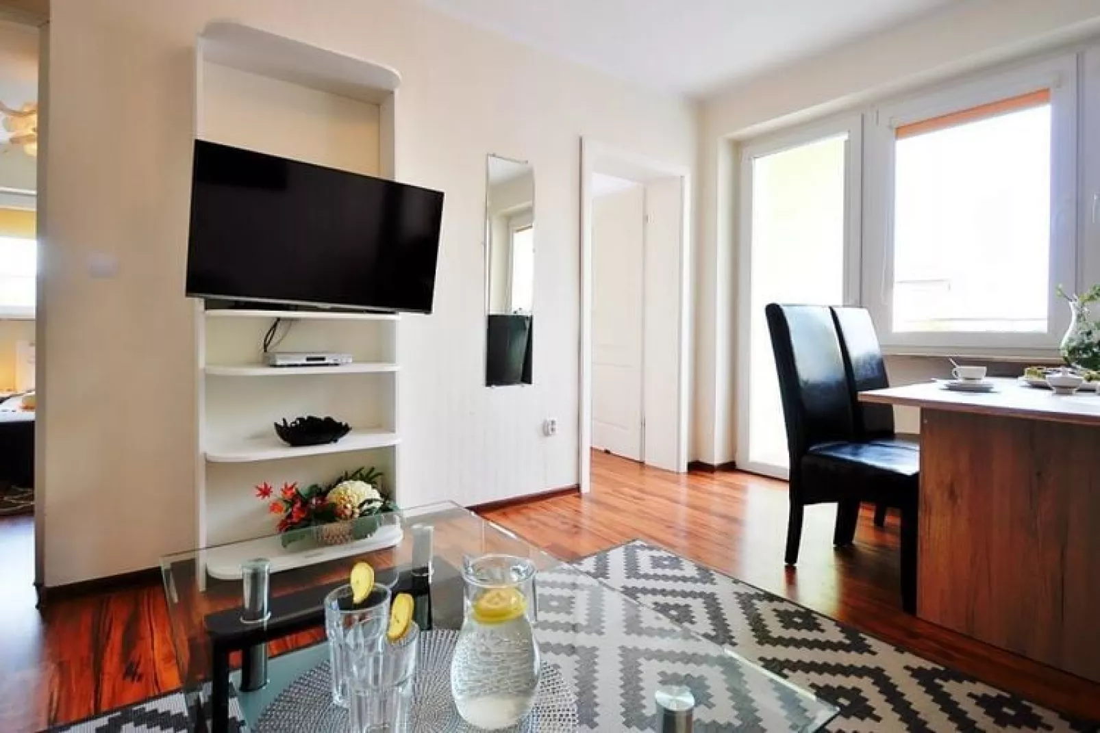 Apartament nr 5 57qm Ustronie Morskie-Woonkamer