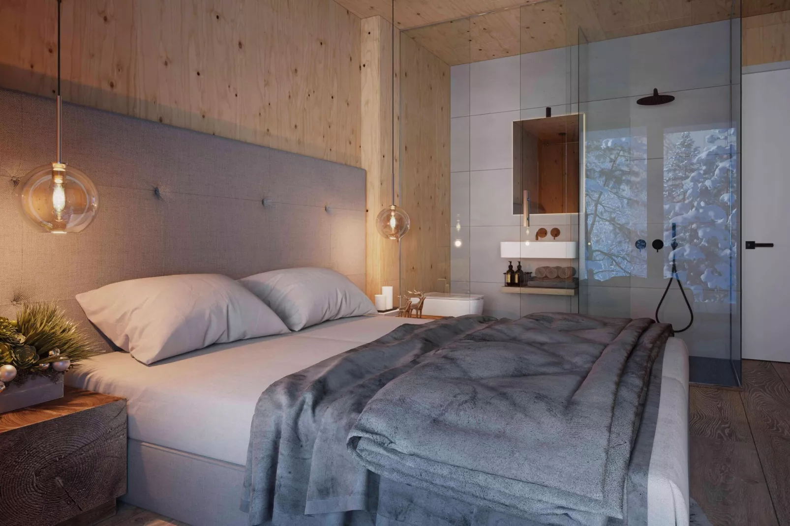 Kreischberg Pool Villen 5b-Slaapkamer