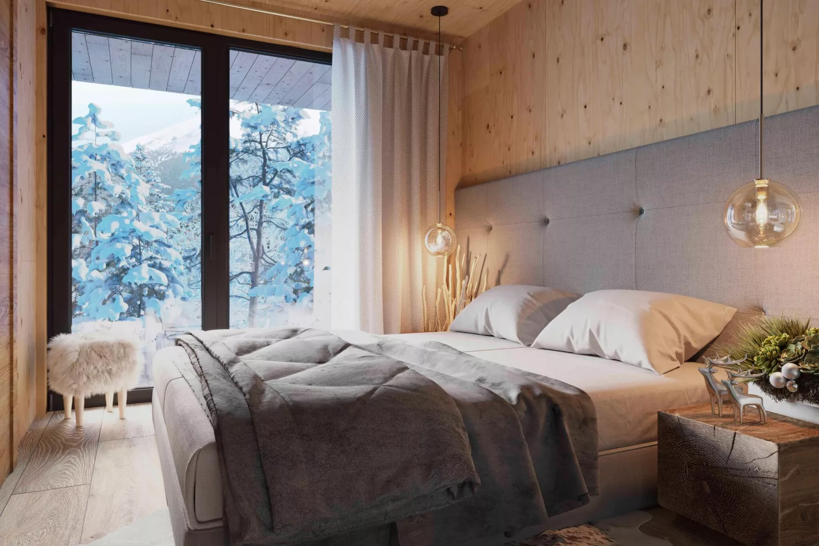 Kreischberg Pool Villen 5b-Slaapkamer