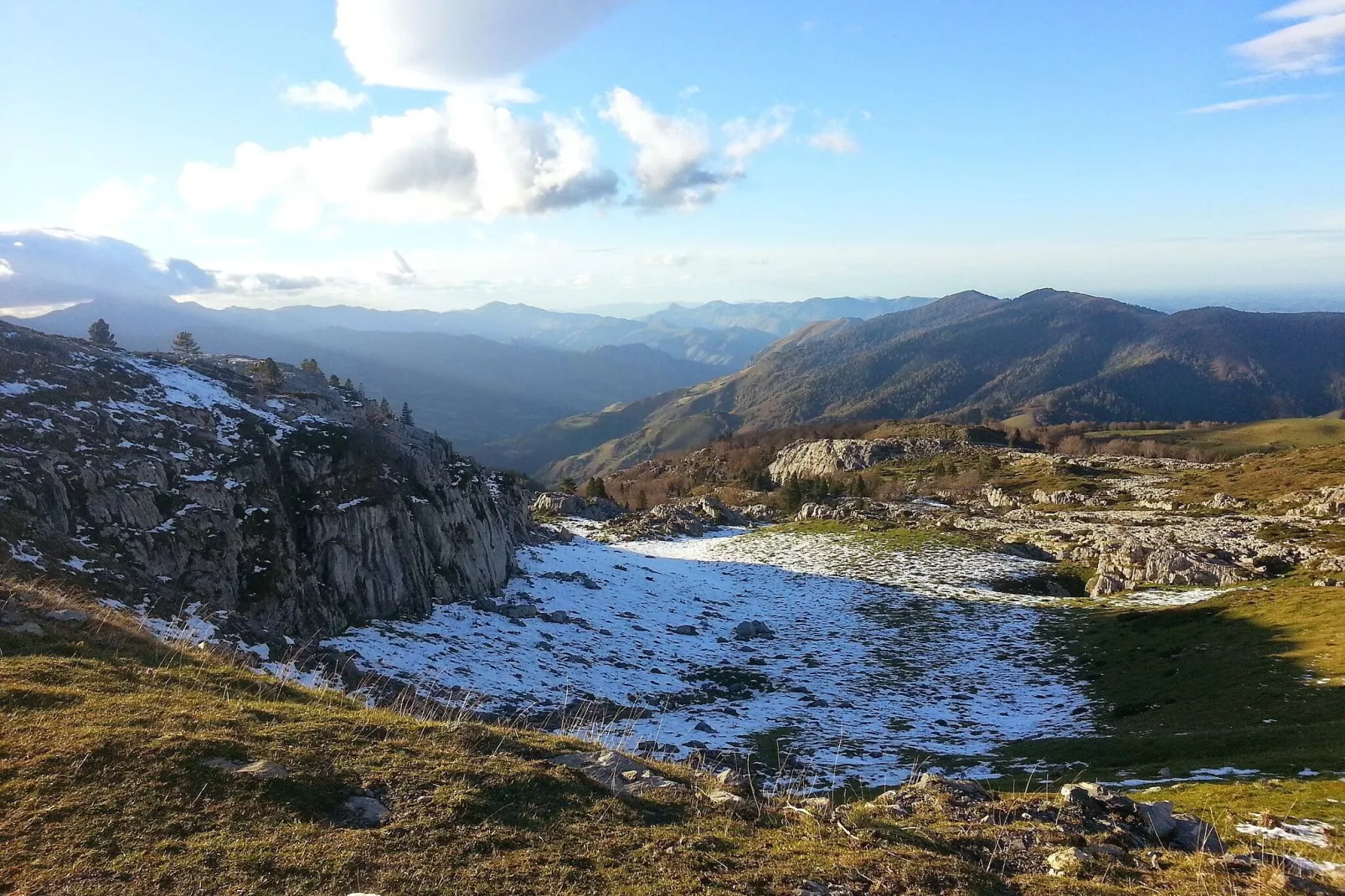 Entre le Gers et les Pyrénées V-Gebied winter 20km