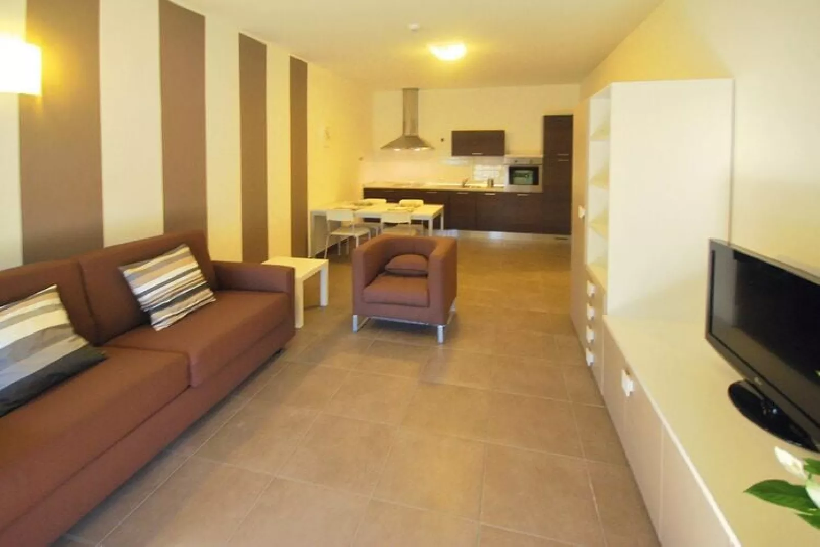 	Residence Riviera Palace Two-room Apartment-Woonkamer