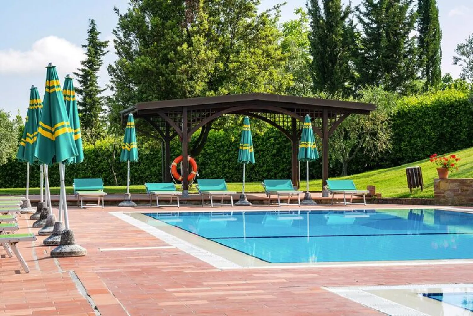 Ferienanlage Collelungo Montaione Typ Trilo-Zwembad