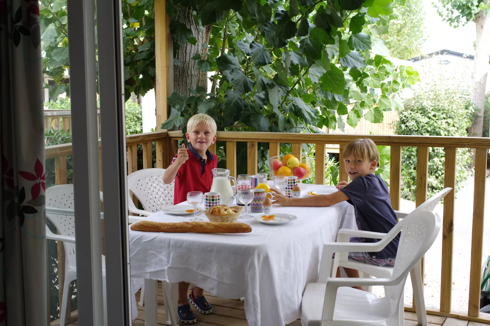 Les Jardins d'Agathe 3-Terrasbalkon