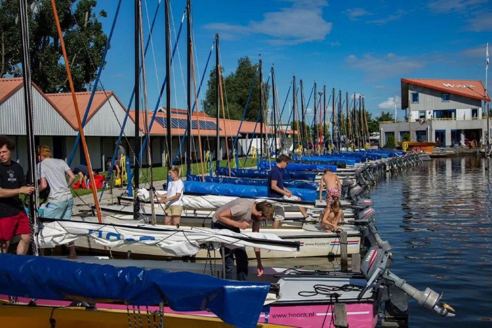 Waterlodges Heeg 1-Gebieden zomer 5km