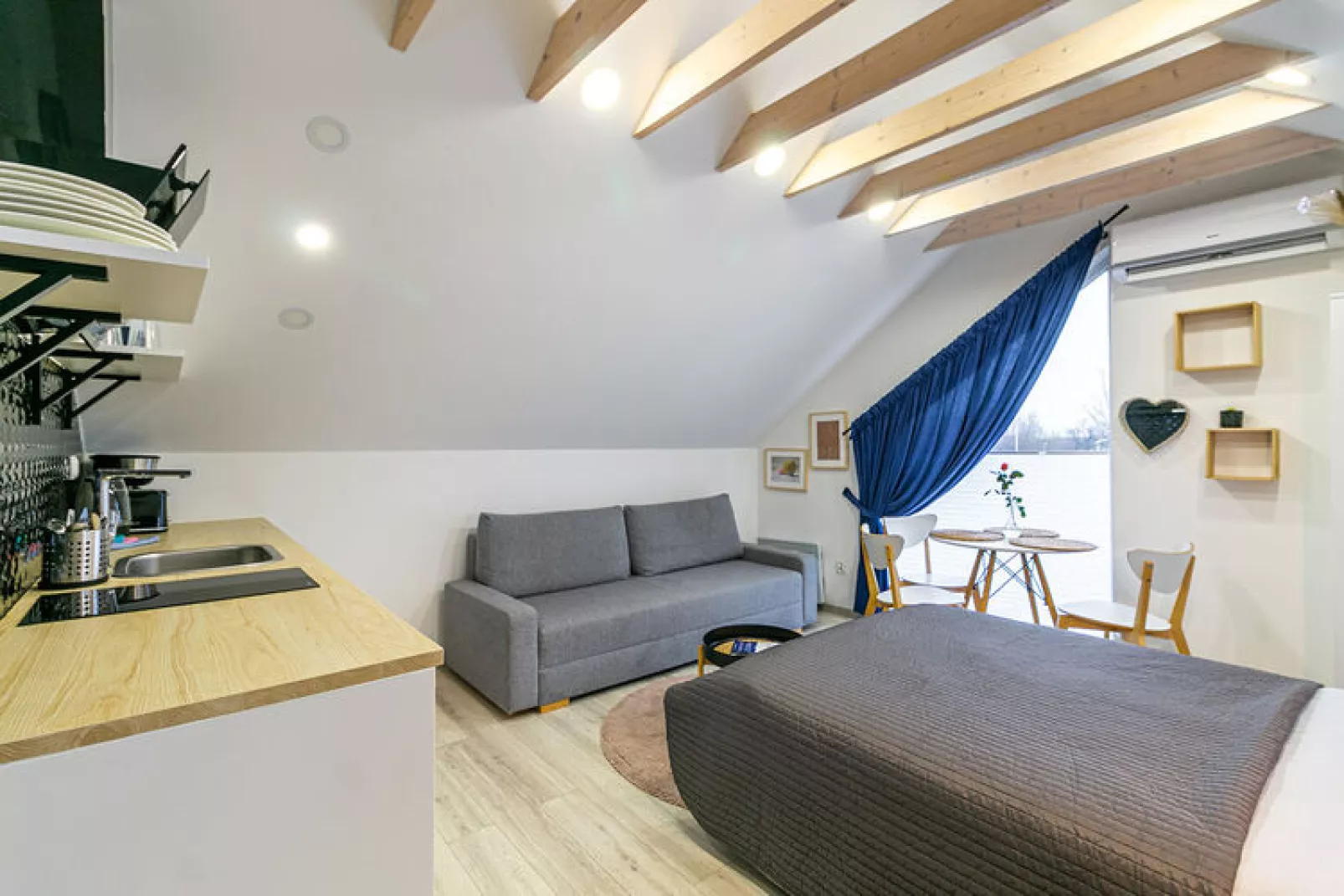 Holiday Apartment Przestronny 30 m2 in Niechorze-Woonkamer