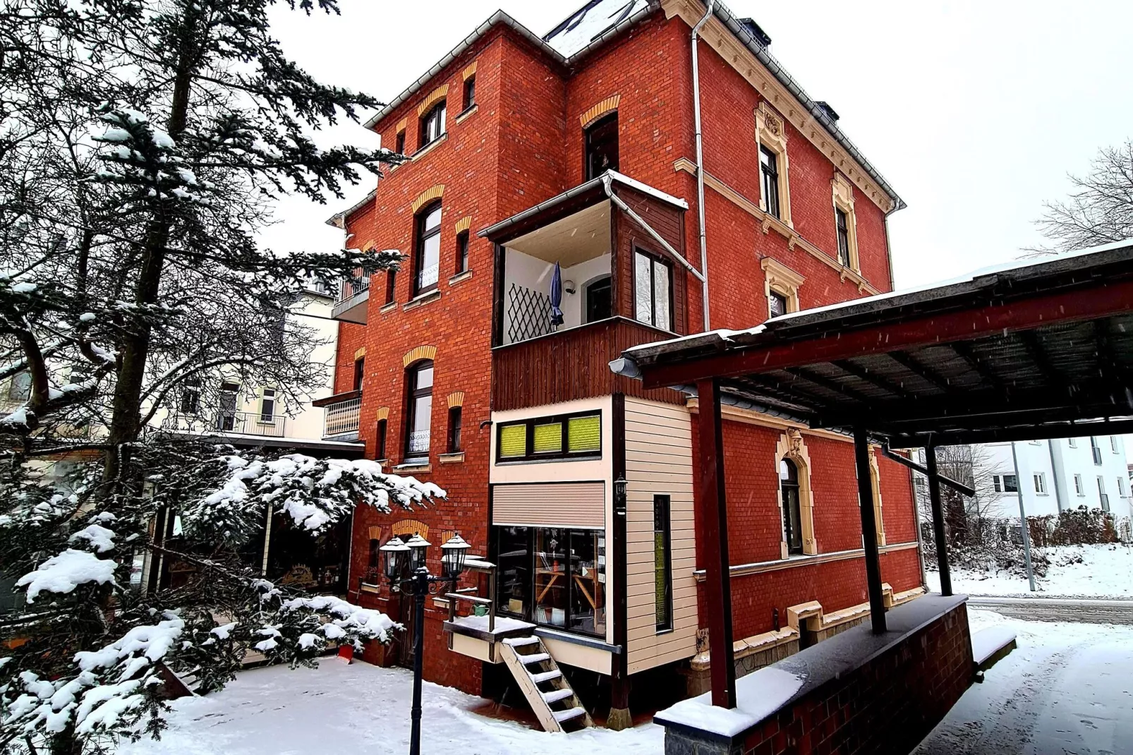 Ferienwohnung Goller im Vogtland/Sachsen-Exterieur winter