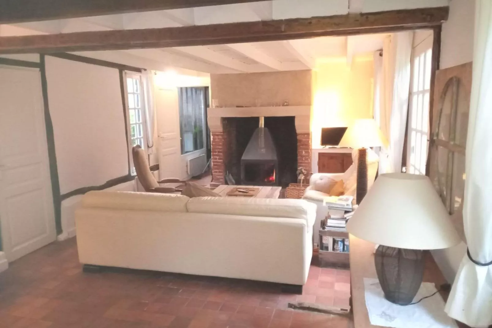 Property in Le Mesnil sur Blangy-Woonkamer