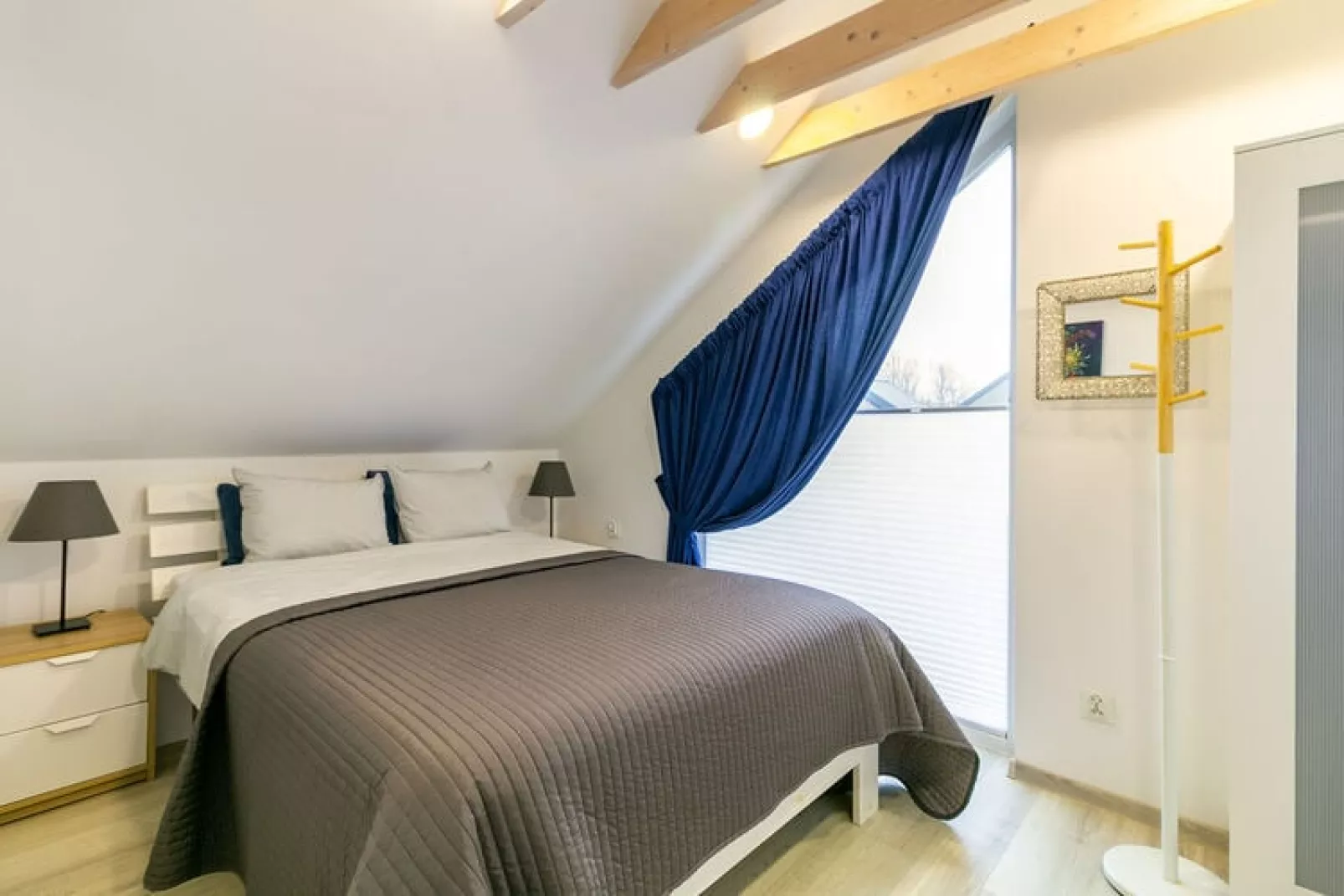 Domek Idealny 54 m2 Niechorze-Slaapkamer