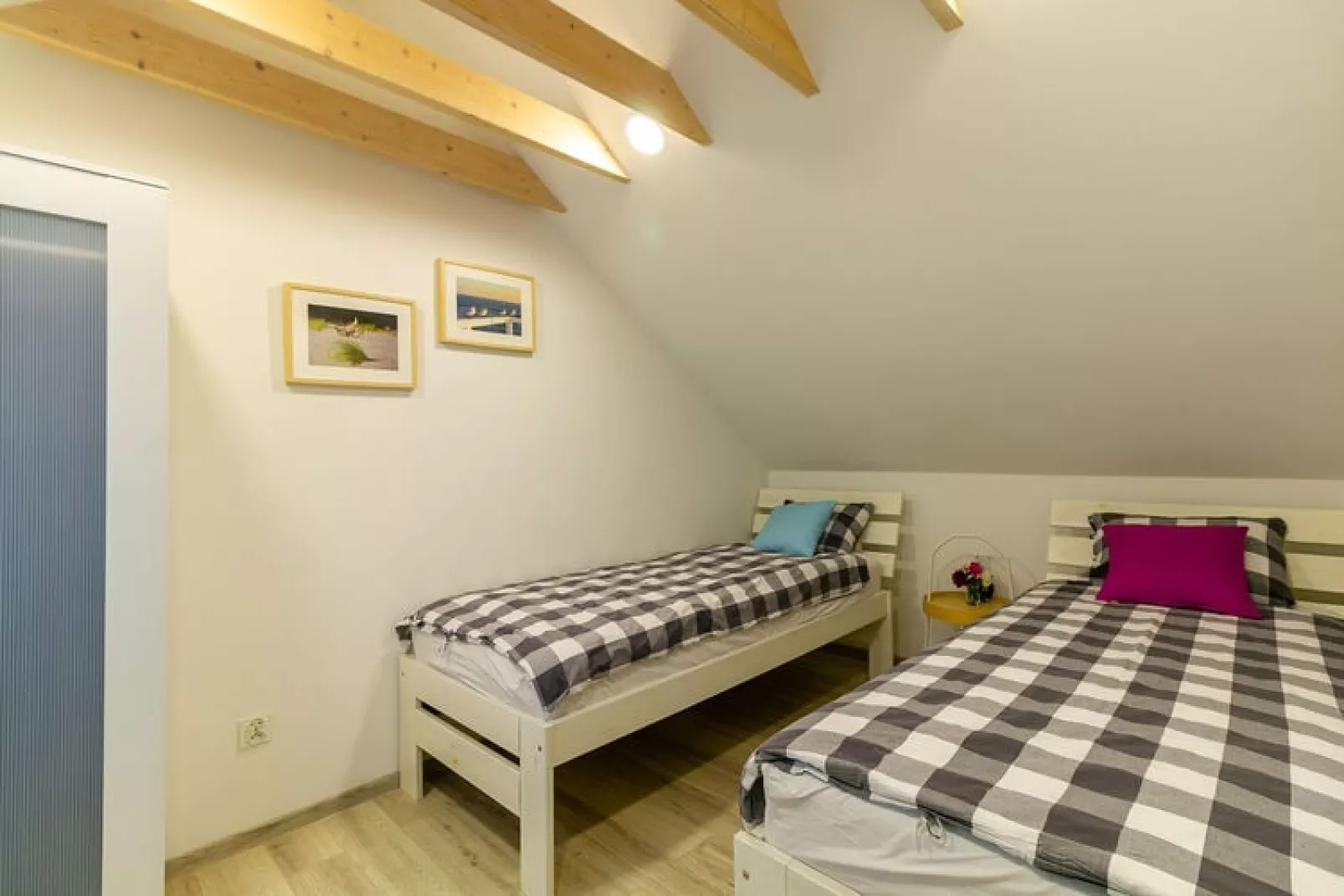 Domek Idealny 54 m2 Niechorze-Slaapkamer