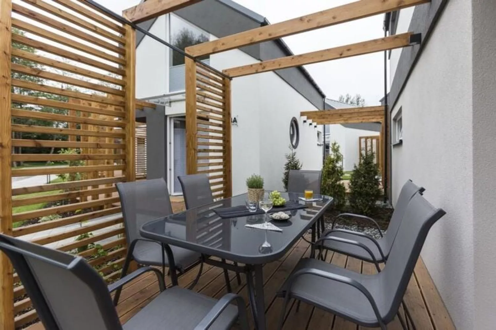 Domek Idealny 54 m2 Niechorze-Terrasbalkon