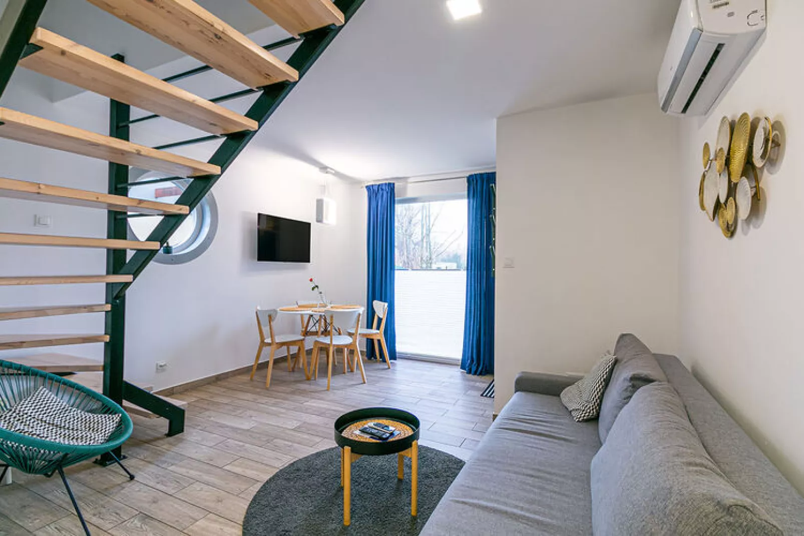 Domek Komfortowy 70 m2 Niechorze-Woonkamer