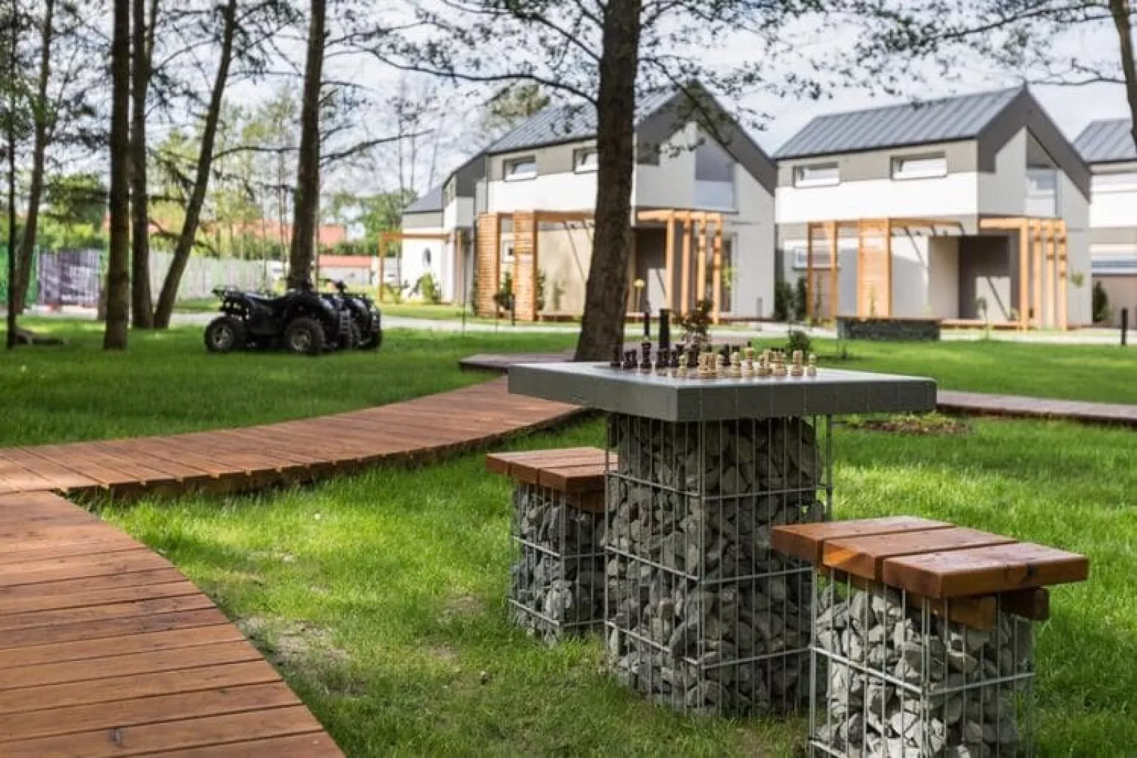 Domek Komfortowy 70 m2 Niechorze-Tuinen zomer