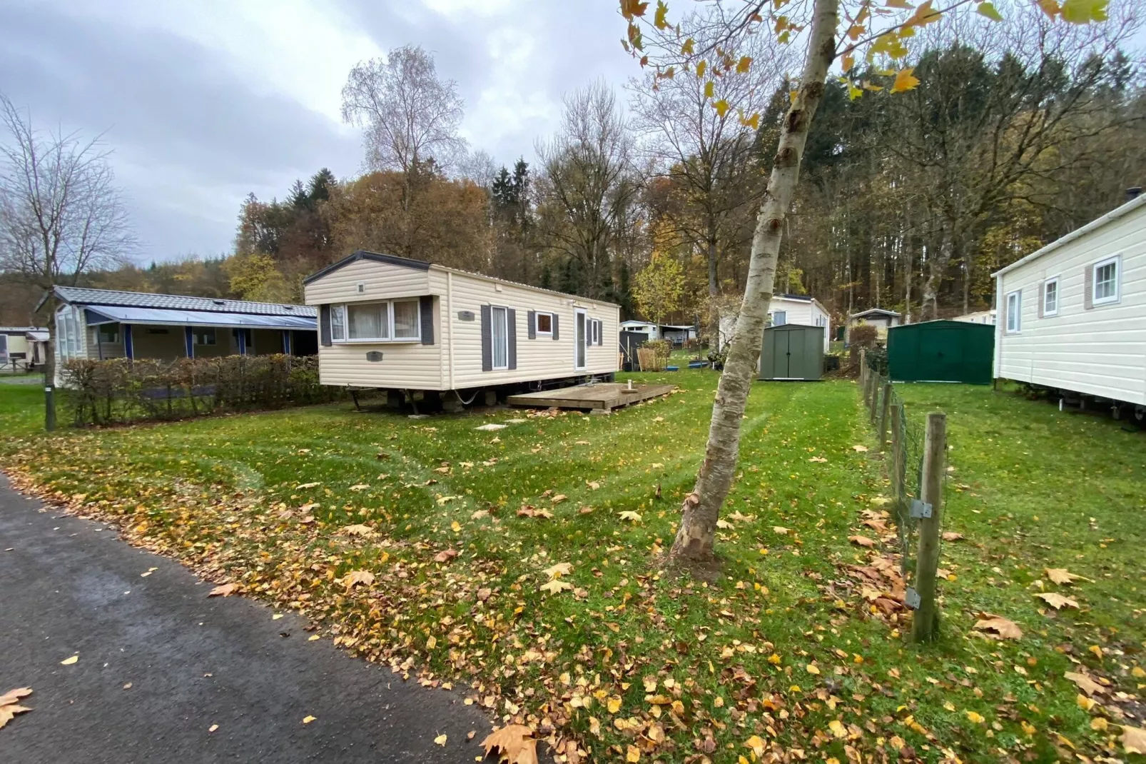 Caravane Blier Domaine de L'aisne-Buitenkant zomer