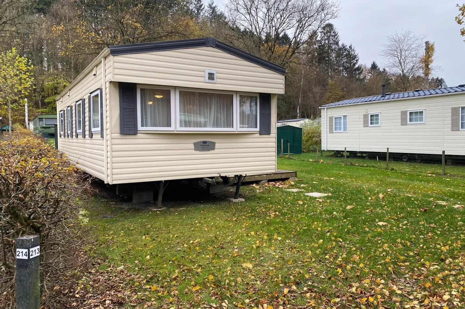 Caravane Blier Domaine de L'aisne-Buitenkant zomer