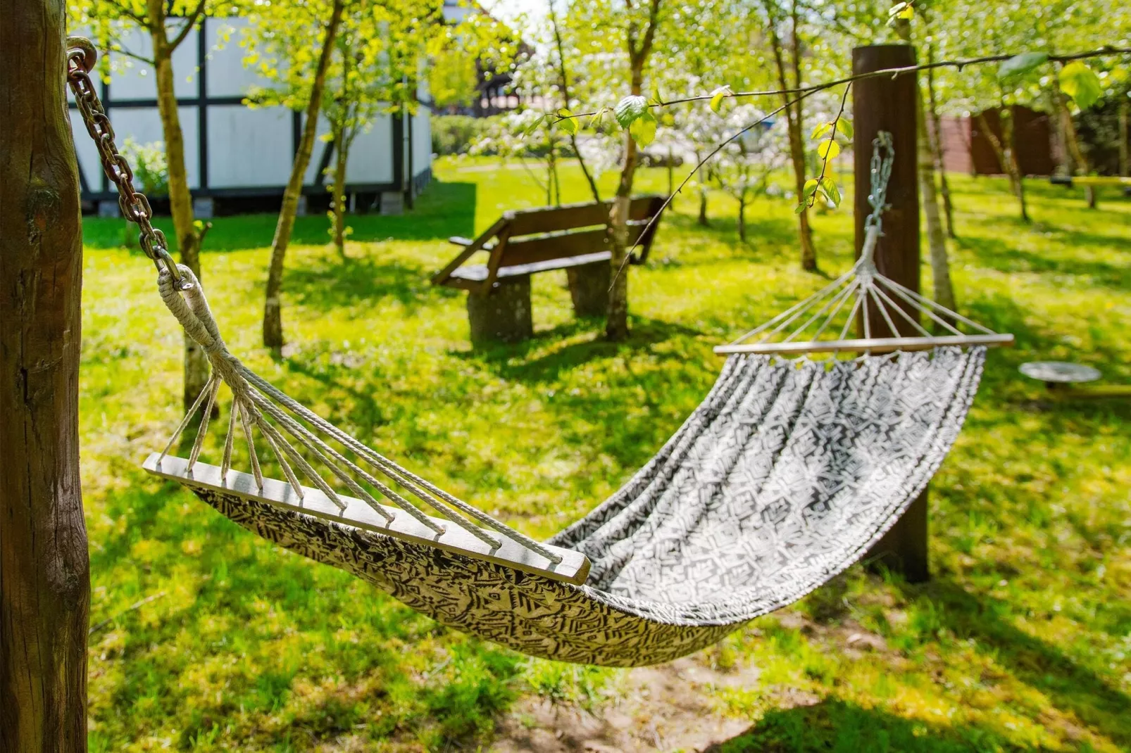 Domki wakacyjne Darłowo-Tuinen zomer