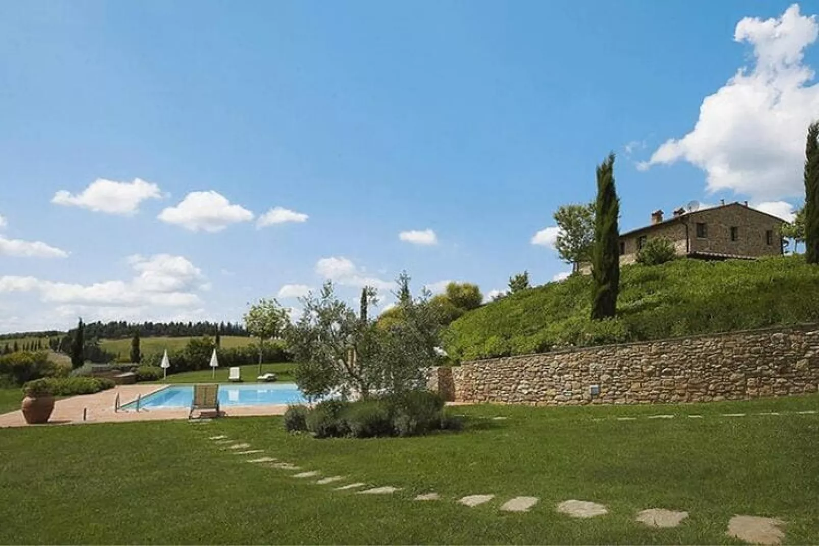 Agriturism Castellare di Tonda Resort & Spa Montaione-Type E Superior 50 qm-Tuinen zomer