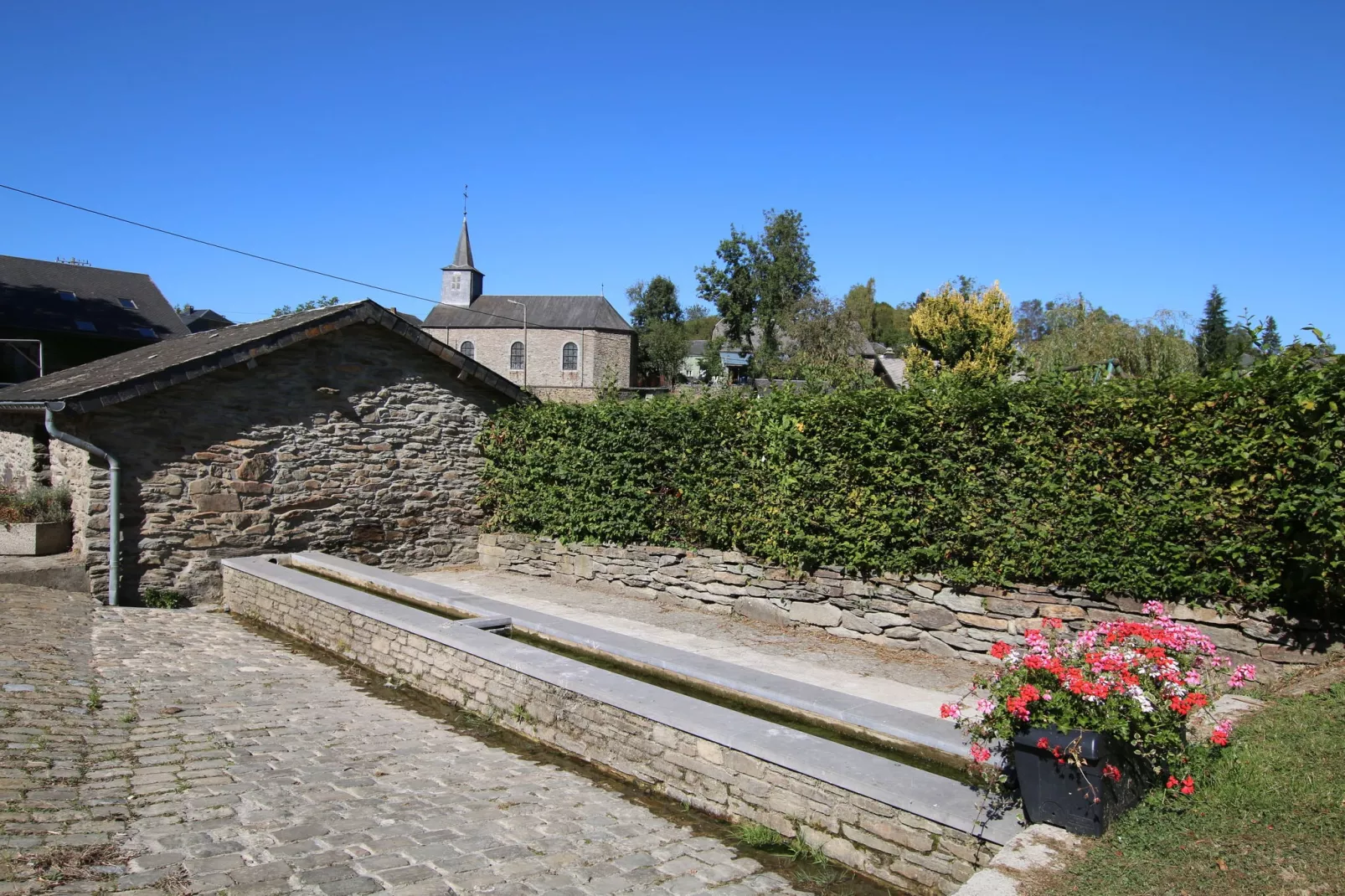 La Bergerie-Gebieden zomer 1km