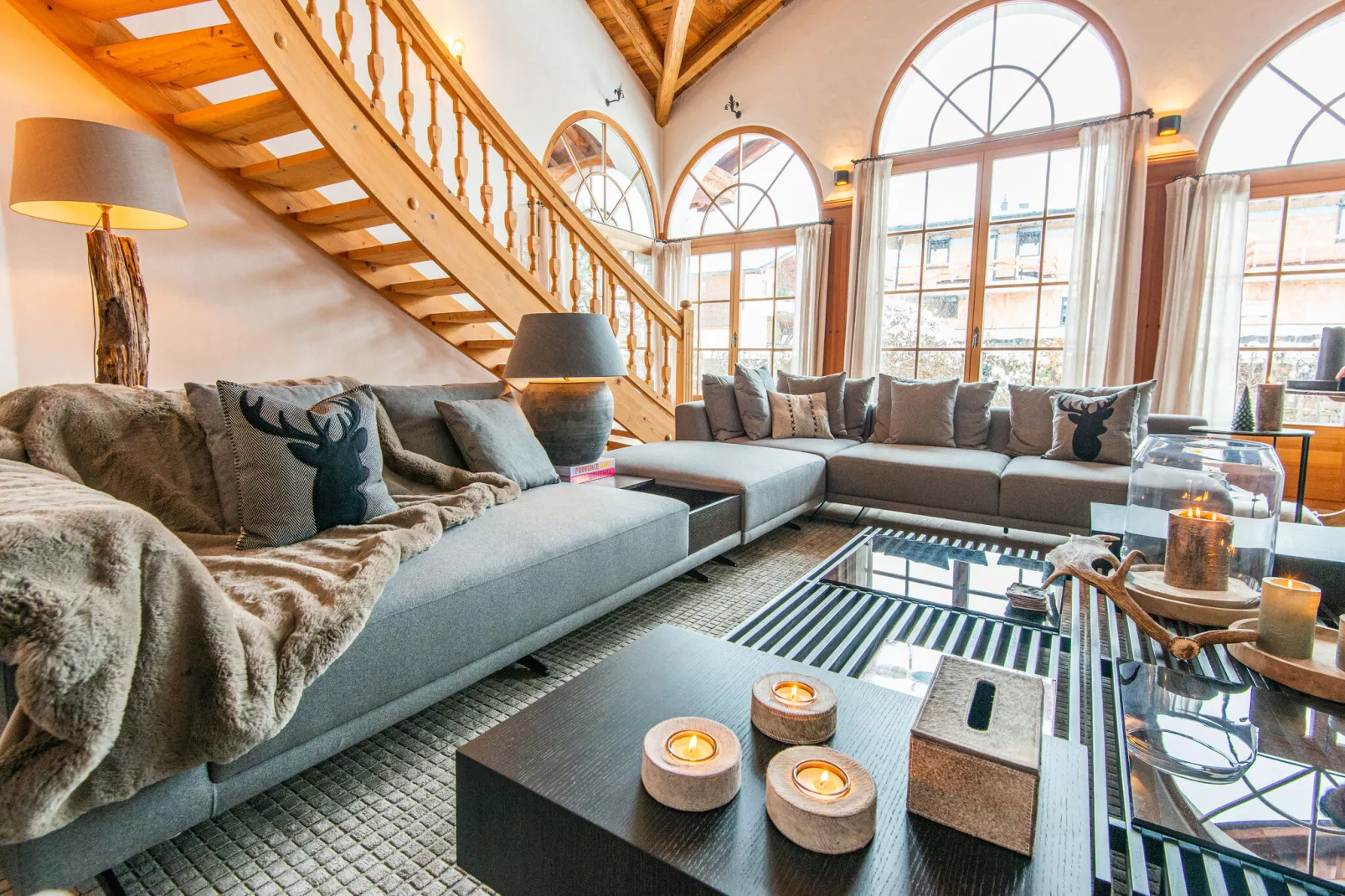 Luxury-Chalet in St Johann in Tirol-Woonkamer