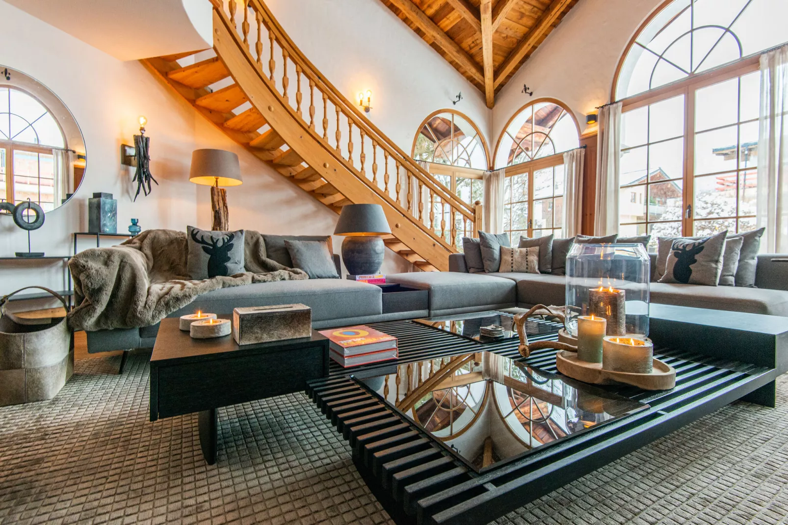 Luxury-Chalet in St Johann in Tirol-Woonkamer