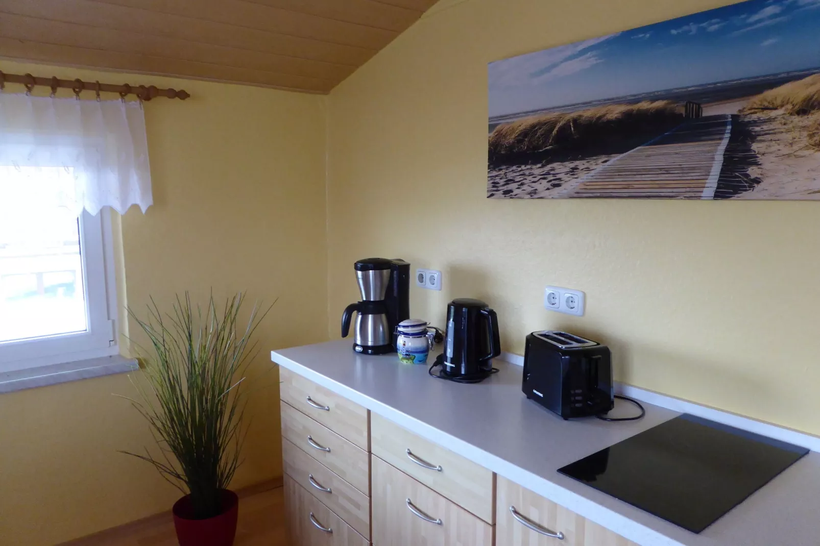 Ferienwohnung mit Fernblick-Terrasse-Keuken