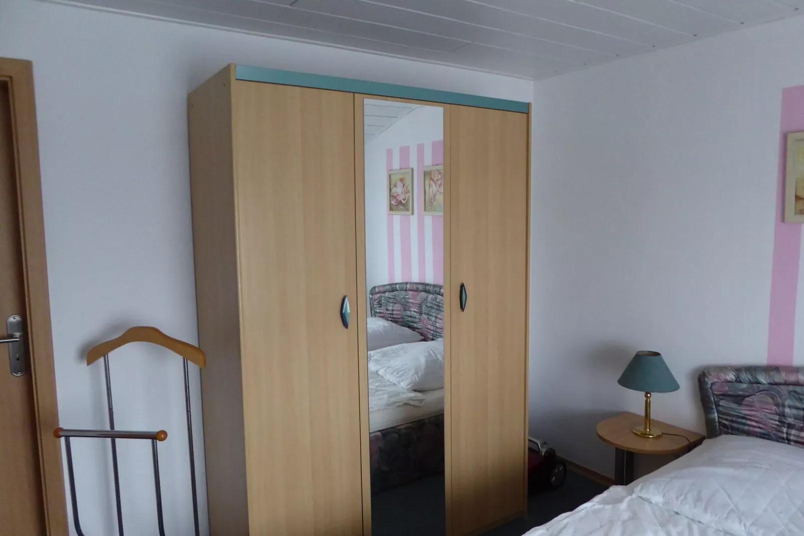 Ferienwohnung mit Fernblick-Terrasse-Slaapkamer