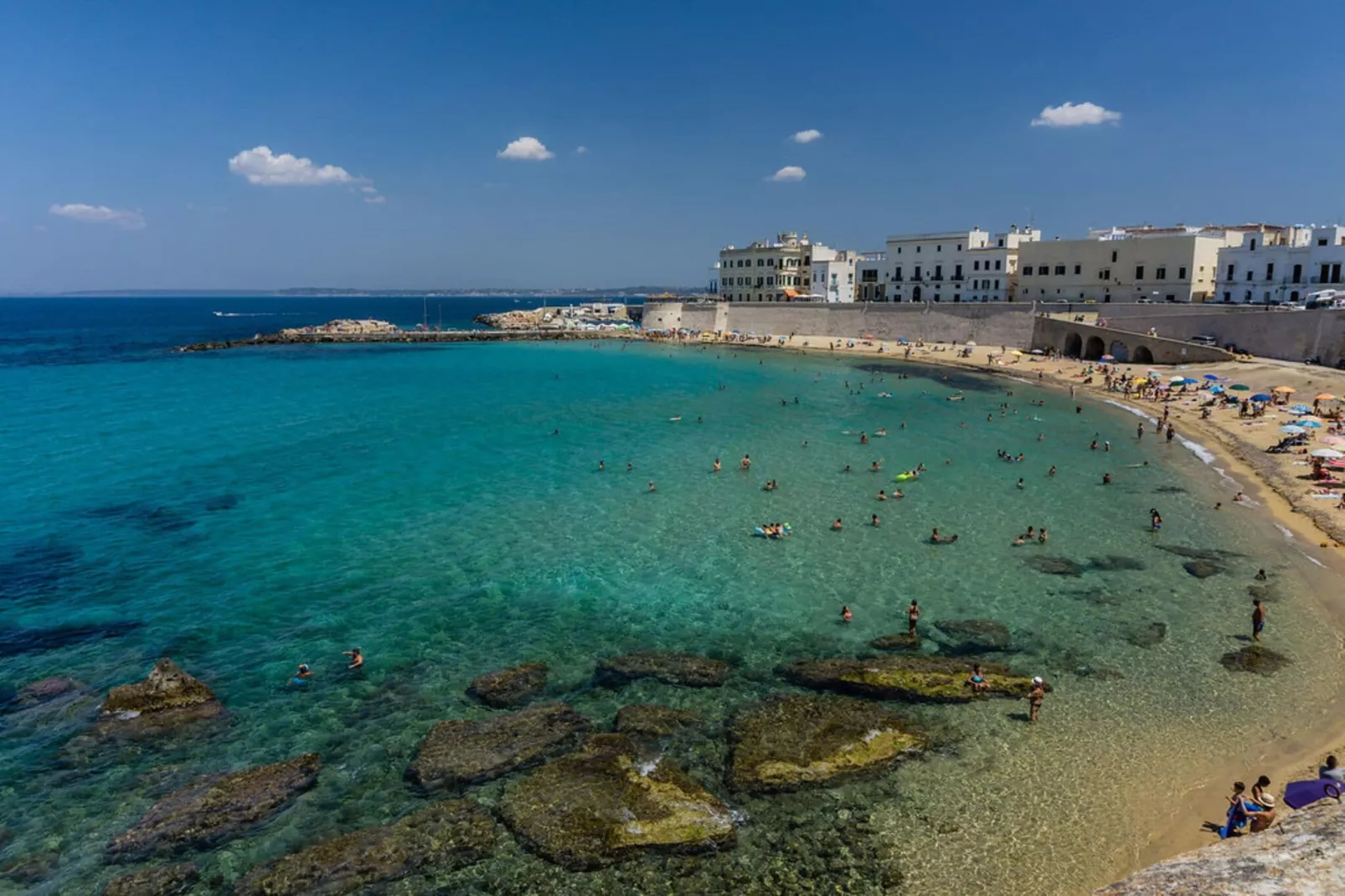 Baia Gallipoli-Gebieden zomer 1km