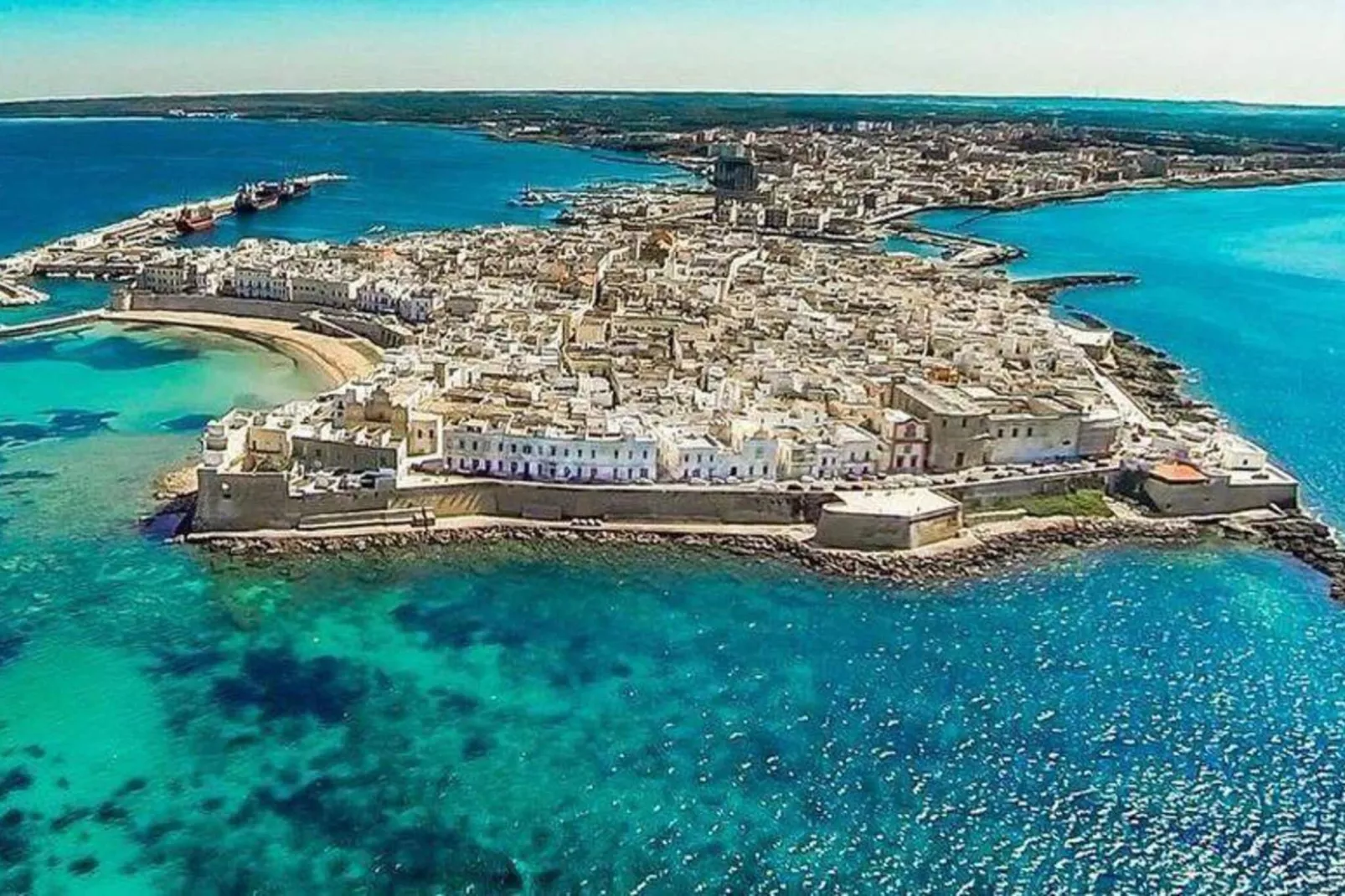 Baia Gallipoli-Gebieden zomer 1km