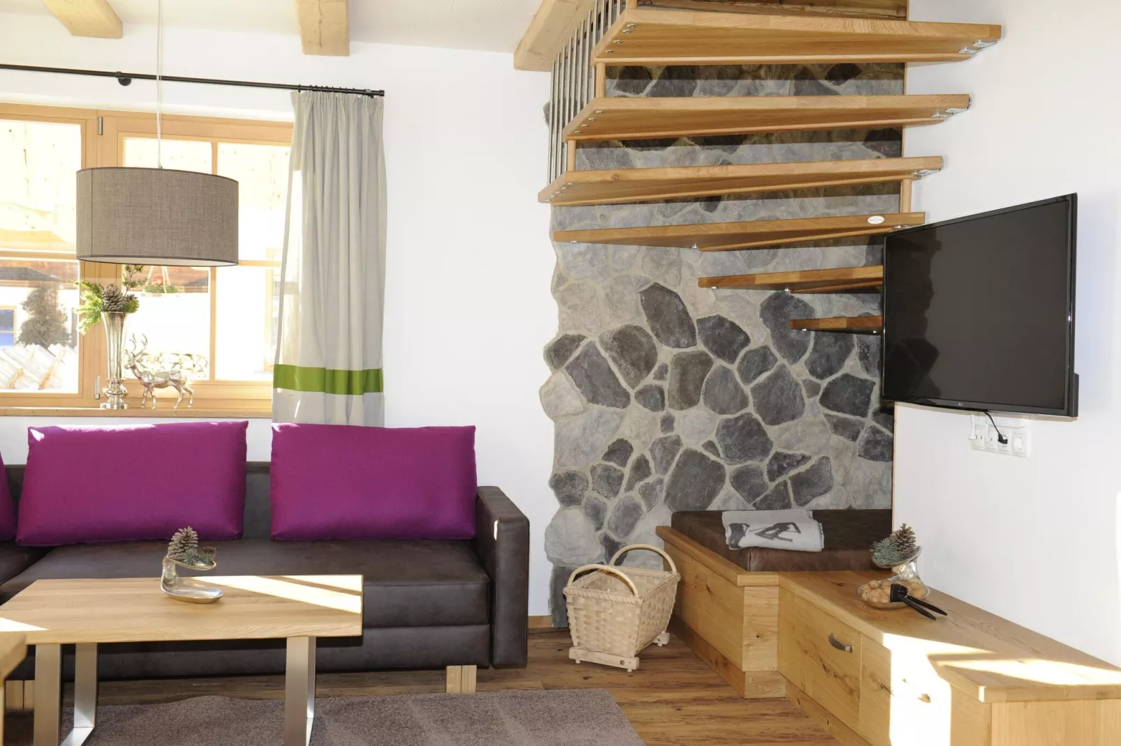 Chalet Rustika - Almrose-Woonkamer