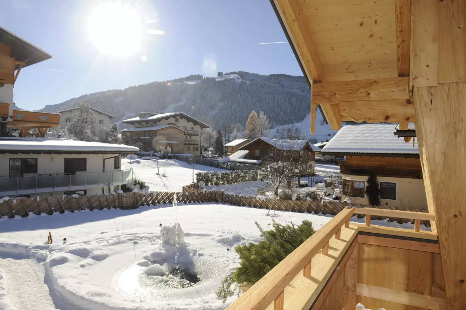 Chalet Rustika - Almrose - 6 Pax-Uitzicht winter