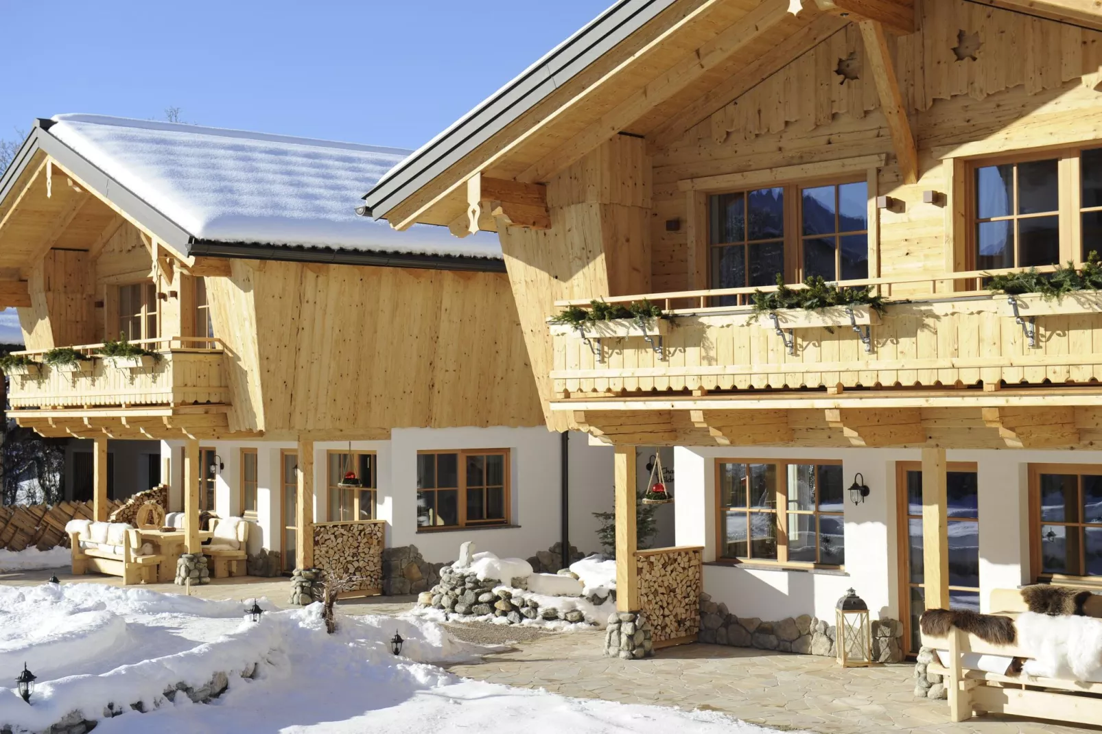 Chalet Rustika - Wildrose - 6 Pax-Exterieur winter