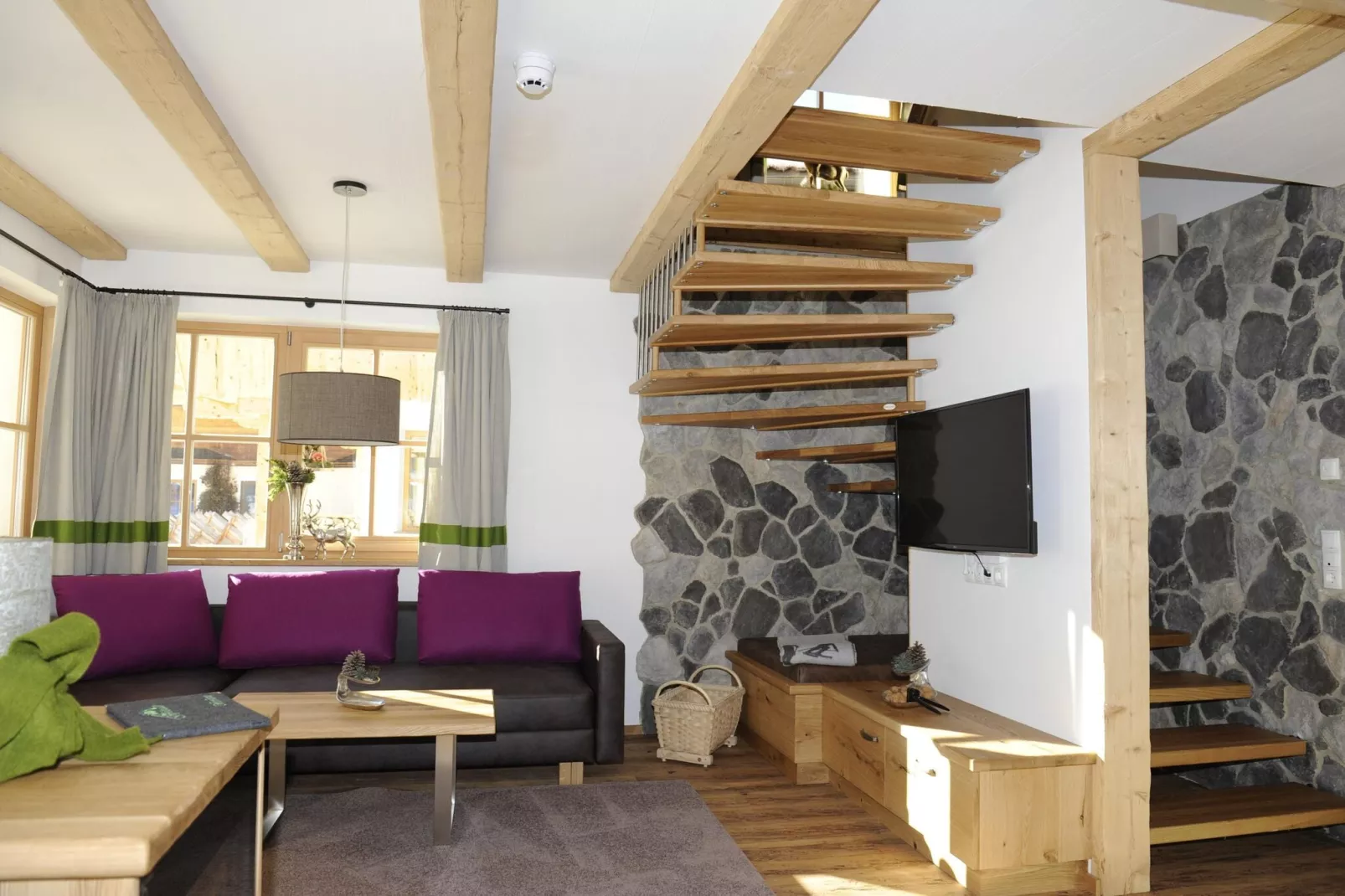 Chalet Rustika - Wildrose-Woonkamer