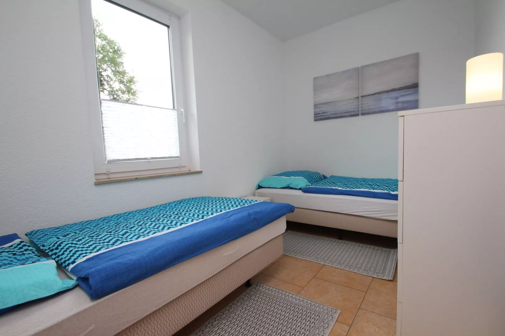 Reihenbungalow Nr 11 / Belegung 1-2 Personen-Slaapkamer