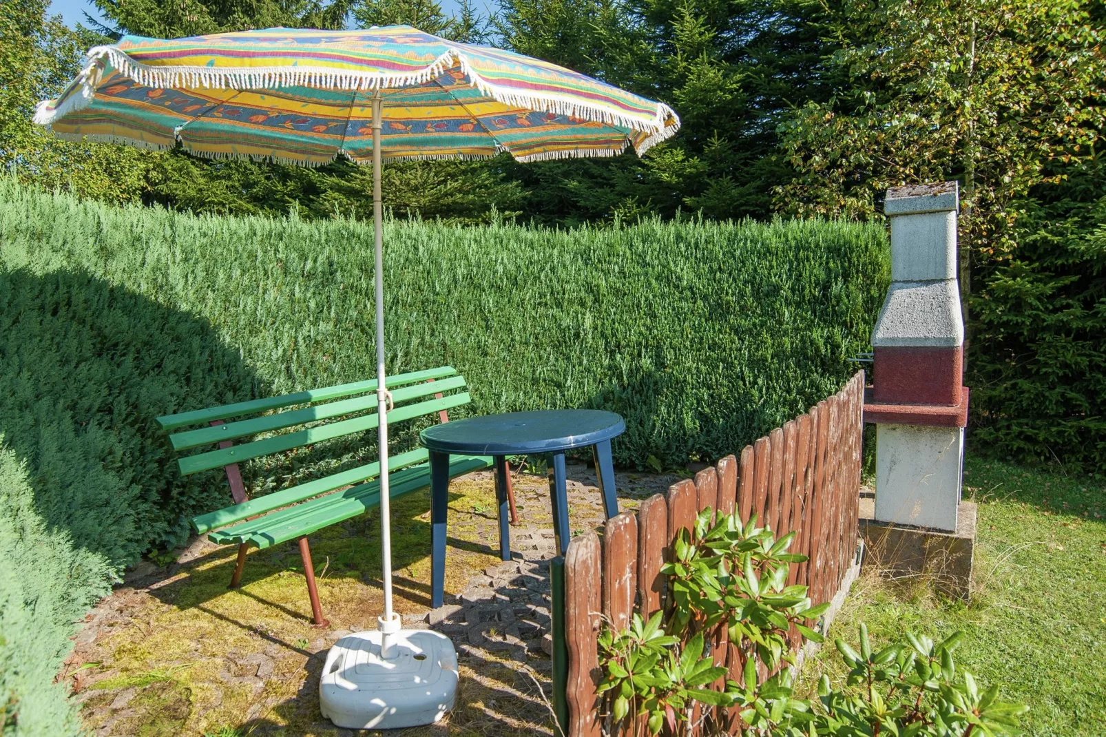 Thüringer Ferienhäuschen-Terrasbalkon