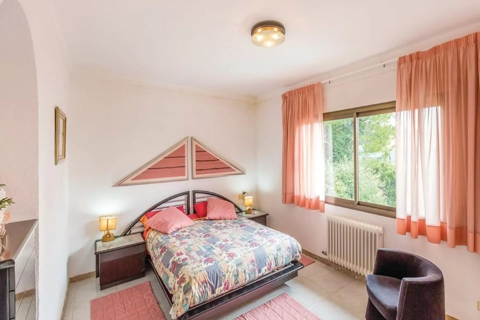 Casa con piscina y jardín L'Escala-Slaapkamer
