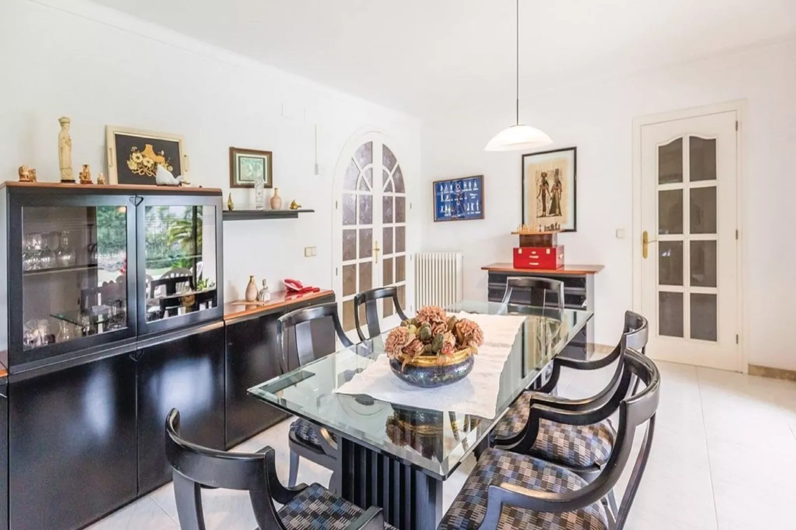Casa con piscina y jardín L'Escala-Eetkamer