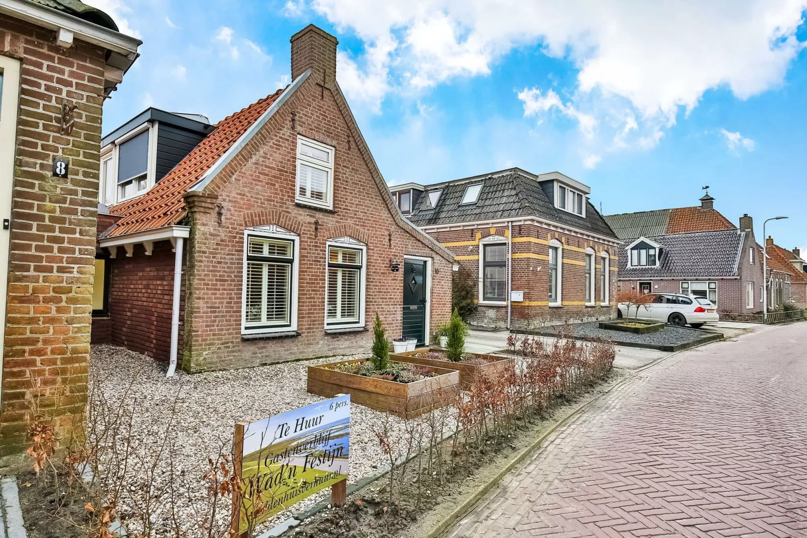 Waddenhuisjes Paesens-Gebieden zomer 1km