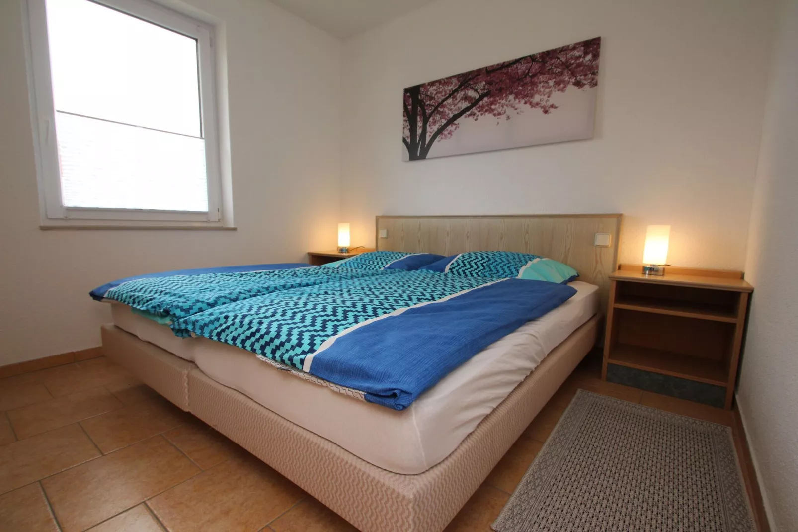 Reihenbungalow Nr 10 / Belegung 4 Personen-Slaapkamer