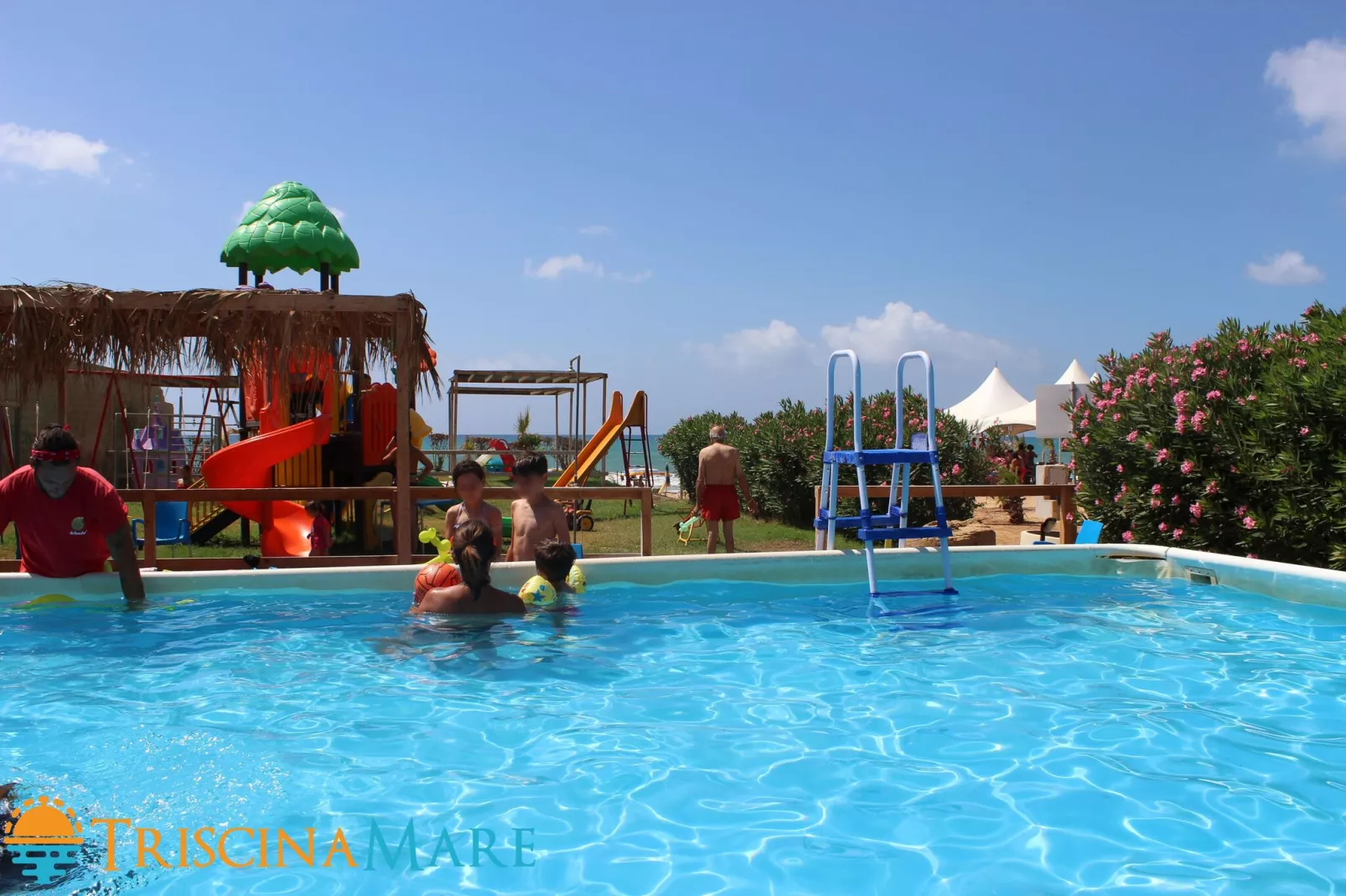 Residence Triscina Mare - Monolocale 2 vista mare frontale-Zwembad