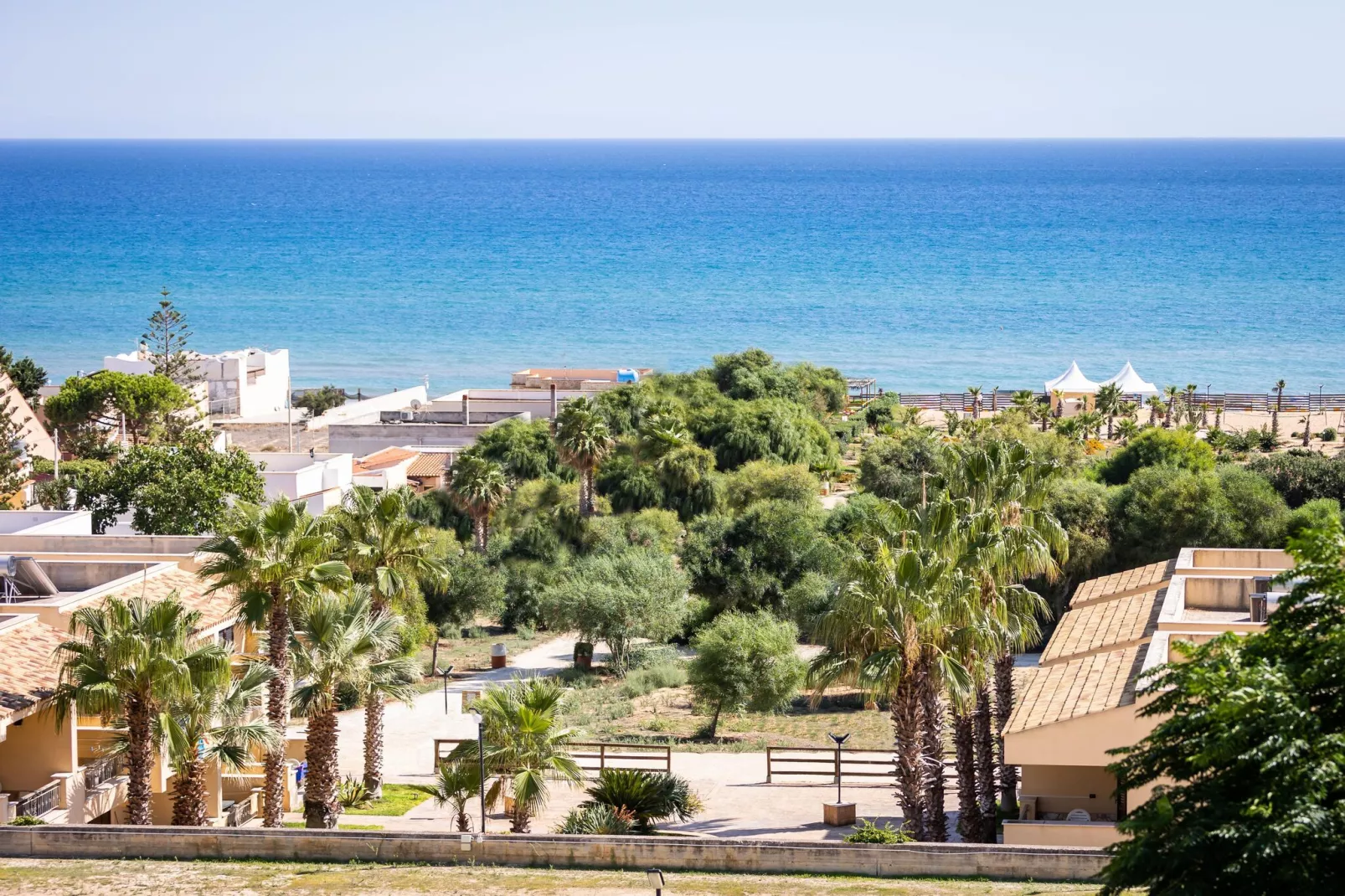 Residence Triscina Mare - Monolocale 2 vista mare frontale-Parkfaciliteiten