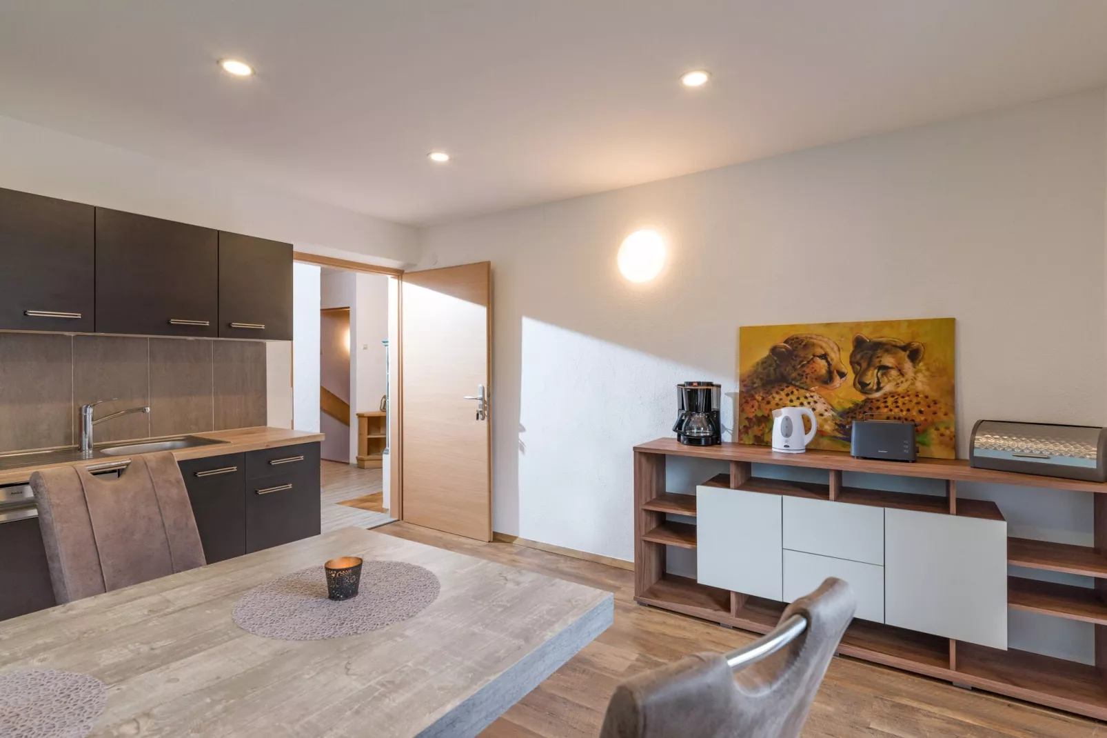 Ferienhaus Alpen Apart - 11 Personen-Woonkamer