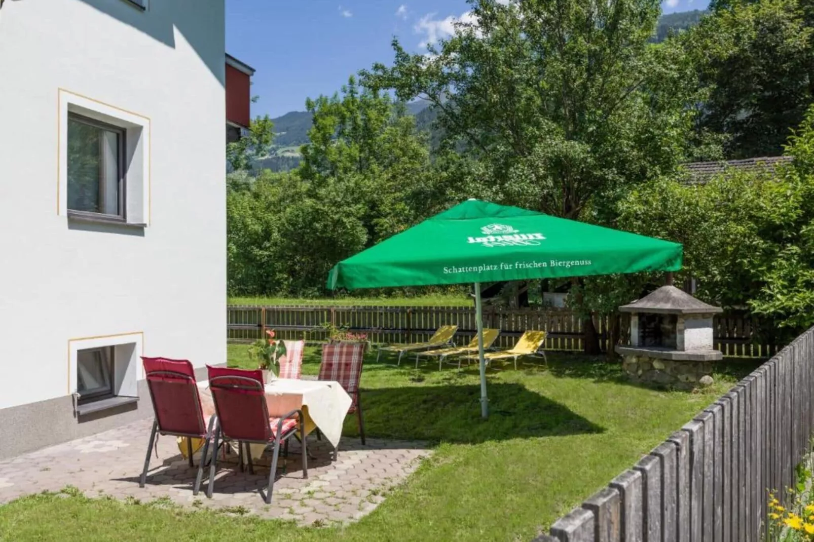 Ferienhaus Alpen Apart-Tuinen zomer