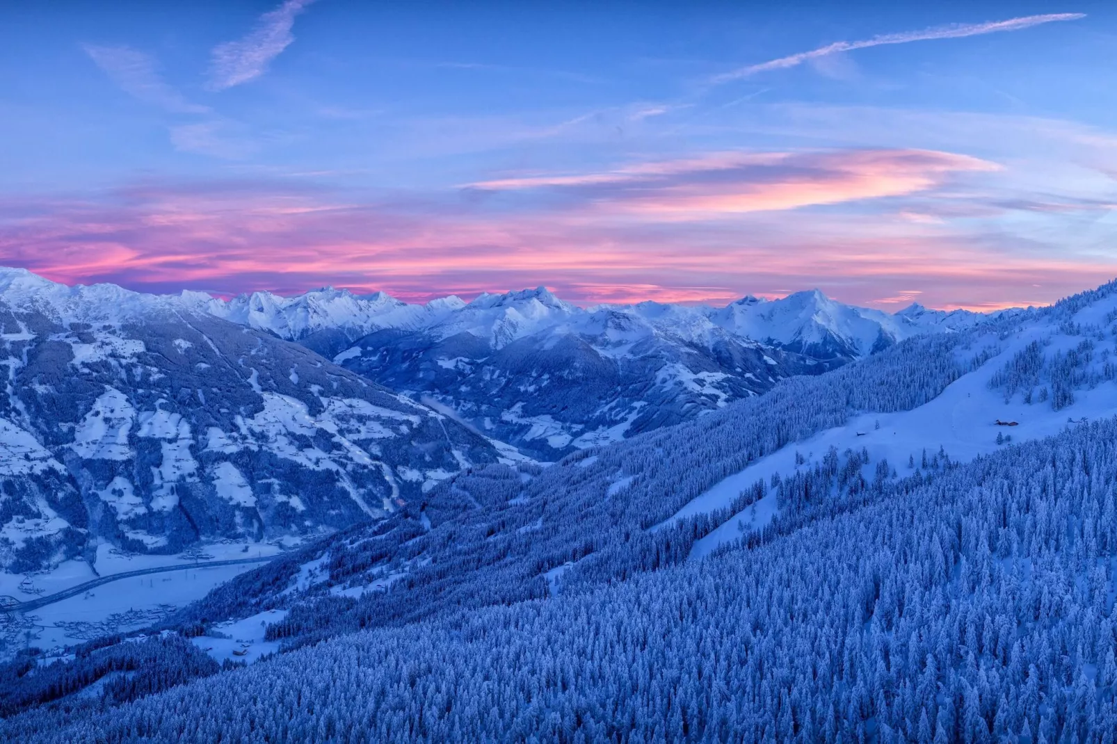 Ferienhaus Alpen Apart-Gebied winter 1km