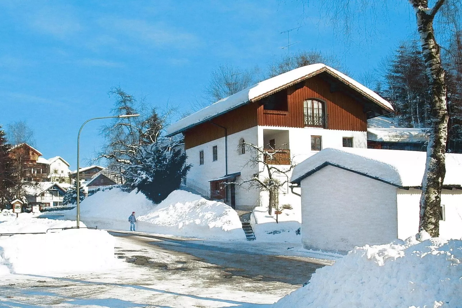 	Holiday flats Haus am Wald Zenting-Wohnung für 2 Personen-Exterieur winter