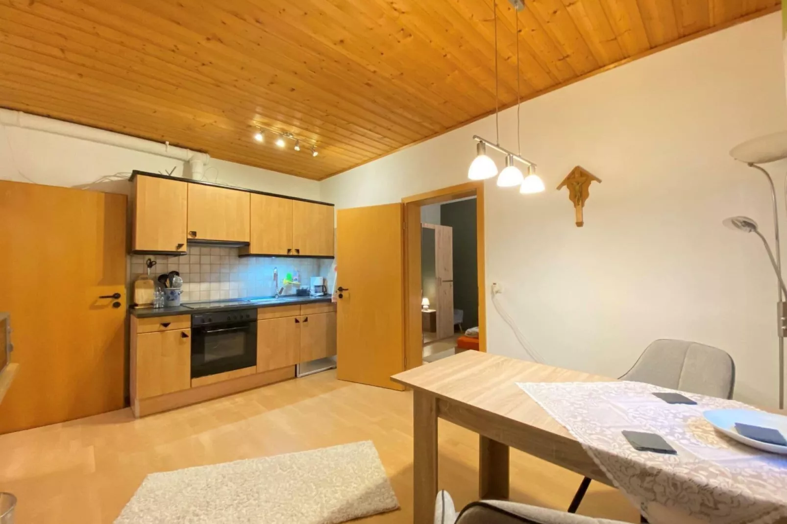 Holiday flats Haus am Wald Zenting-Wohnung für 4 Personen 56 qm-Keuken