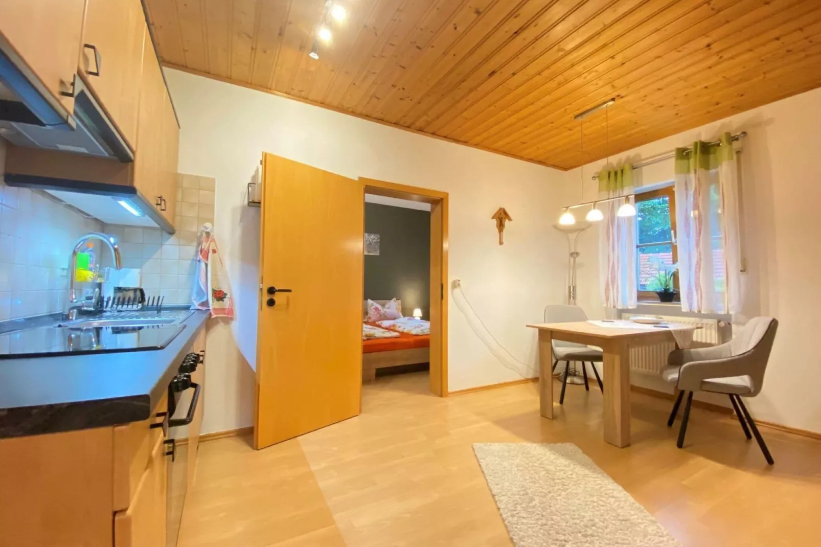 Holiday flats Haus am Wald Zenting-Wohnung für 4 Personen 56 qm-Woonkamer