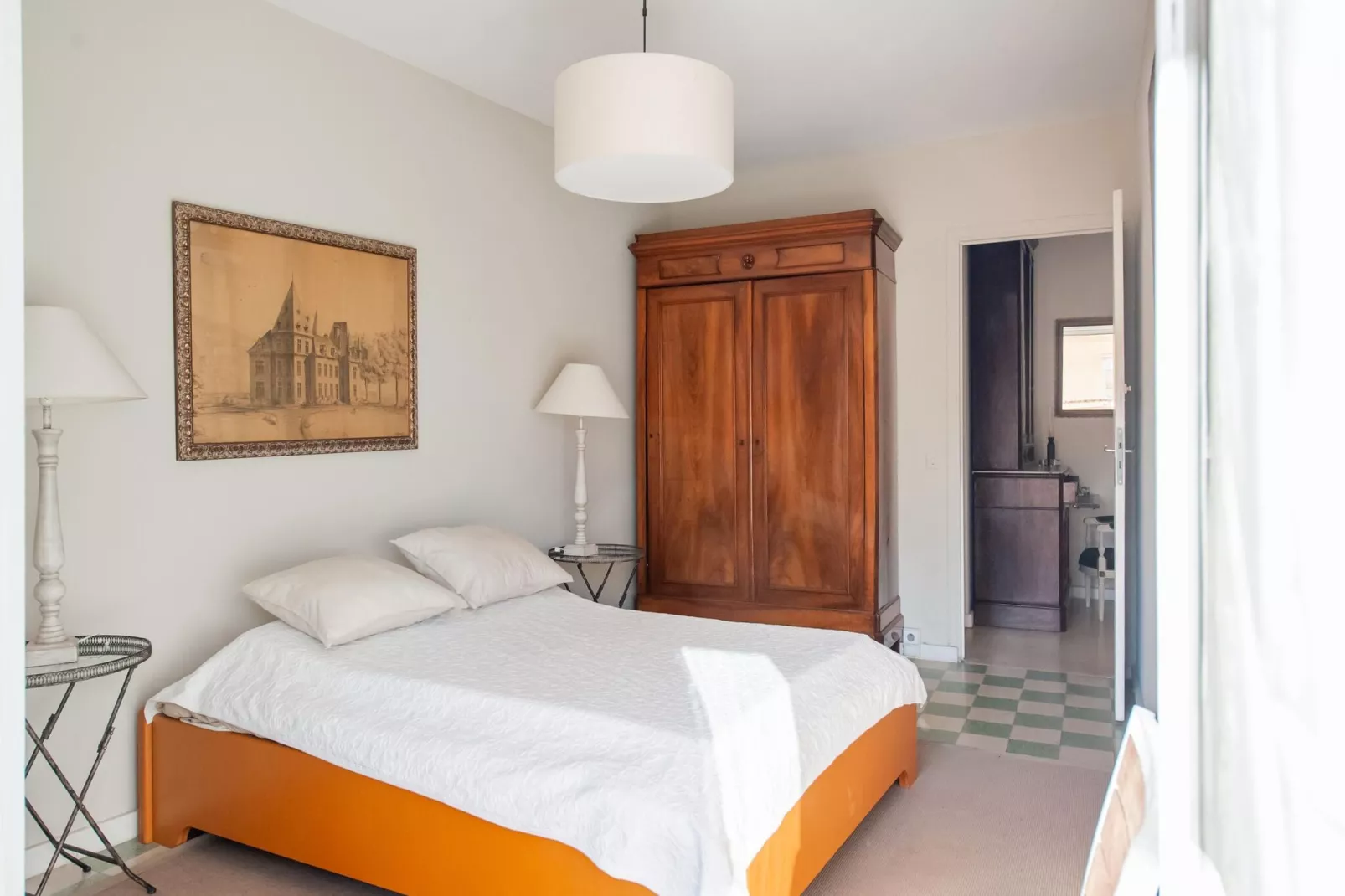 Charme à Menton-Slaapkamer